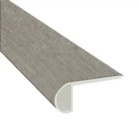 Lvl7012-014-fsn A&a Surfaces Vinyl Trim 0.94 Inch X4.53 X94 Luxury Flush Stairnose Molding Gray