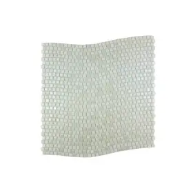 Abolos 819487029721 Mosaic Tile 12 Inch X12 Glass Wall Pool Floor Adhesive White/iridescent