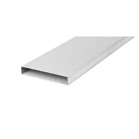 Asbrpr196 Aceros Silva Llc Tile Edging Trim 1.96 Inch X96 Square Metal Molding Stainless Steel