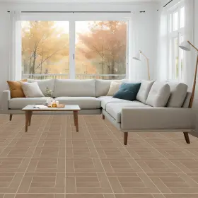 Achim 054006241707 Nexus Saddlewood 12x12 Self Adhesive Vinyl Floor Tile 12 X