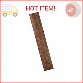 Achim 054006334256 Tivoli Ii Self Adhesive Vinyl Floor Planks 10 Pack - 6 Inch X 36 Mahogany Peel