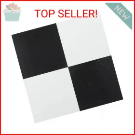 Ftvso10345 Achim Tivoli Self Adhesive Vinyl Floor Tiles 45 - 12 Inch X Black And White Pe