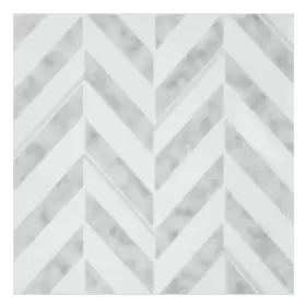 Achim Home Furnishings 054006266892 Self Adhesive 12-inch Vinyl Floor Tiles 20 - 12 Inch X Chevron Patter