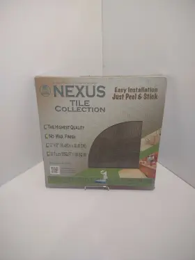6817442 Achim Home Furnishings Nexus Tile Collection Self Adhesive Vinyl Floor Tiles 20 Pack 12 Inch X12 Grey Wood