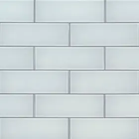 Akm-g-haed3x9tl-ca Ackland Akm-g-3x9tl-ca 9 Inch X 12 Glass Solid Wall Tile - Glossy Halo Edge