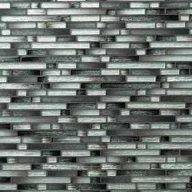 Ackland Akm-g-kica12x12il-ca Akm-g-ki12x12il-ca Kinzari - 12 Inch X Glass Linear Carbon