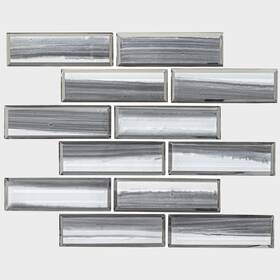 Ackland Akm-g-rikagr2x6sw-ca Akm-g-ri2x6sw-ca Rivella - 12 Inch X Glass Brick Wall Kasumi Gris