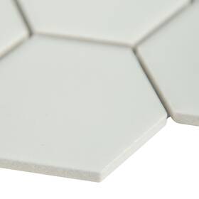 Ackland Akm-p-siwh2x2hxg-ca Akm-p-2x2hxg-ca 11 Inch X 13 Porcelain Geometric Floor And - Silica White