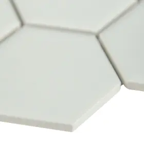 Akm-p-siwh2x2hxg-ca Ackland Akm-p-2x2hxg-ca 11 Inch X 13 Porcelain Geometric Floor And - Silica White