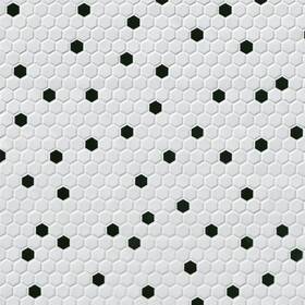 Ackland Akm-p-tux1x1hxm-ca 10 Inch X 12 Porcelain Geometric Floor - Tux