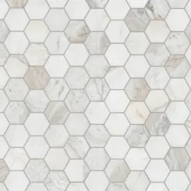 Akm-s-cade5x5hxh-ca Ackland Akm-s-5x5hxh-ca 10 Inch X 12 Marble Geometric Floor And Wall - Castella De