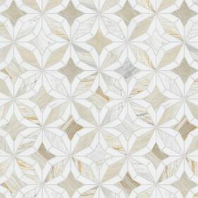 Ackland Akm-s-seor10x10asp-ca Akm-s-10x10asp-ca 10 Inch X Marble Geometric Floor And - Selene Oro