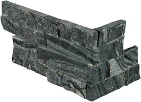 Ackland Akplpmasbl6x18fcr-ca Akplpm6x18fcr-ca 6 Inch X 18 Splitface Marble Stacked - Ashen Black