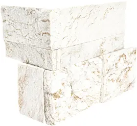 Akplpqimwh9x18fcr-ca Ackland Akplpq9x18fcr-ca 9 Inch X 18 Splitface Quartzite - Imperial White