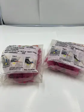 9999-567074 Acufloor 2 Bag Of 50 Leveling Spacers 1/32 Inch Leveler In Pink Plastic