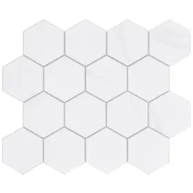 Wjs-508 Adodecor New Upgrade Premium Hexagon Peel And Stick Tile Backsplash White Waterproof
