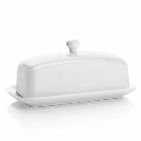 Adrinfly 313113783785 7 .8 Inch L X 4.1 W 4.2 H White Professional Grade Porcelain Butter Dis