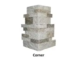 Airstone 850552003383 Autumn Mountain 2-4 Inch X 4-10 Cement Corner/finished End Wall Tiles 7.25 Sq Ft