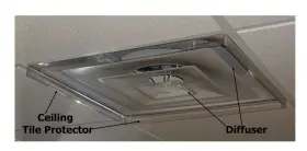 2801850 Airtech Ctp Ceiling Tile Protector 5 Qty 24 Inch X24