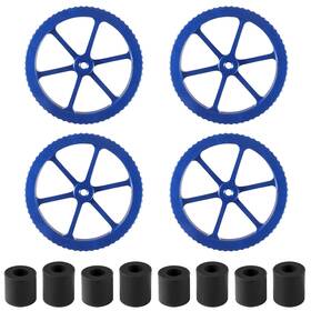 Aitiao 701715516991 4pcs Aluminum Hand Twist Leveling Nut 8pcs Heatbed Silicone C