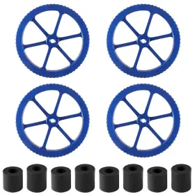 Aitiao 701715516991 4pcs Aluminum Hand Twist Leveling Nut 8pcs Heatbed Silicone C