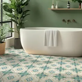 0605green20 Alow Peel And Stick Floor Tile Vinyl Flooring Waterproof Floori