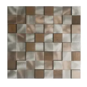 Altair 673324939617 Mijas Peel-and-stick Mosaic Tile Copper Finsih Sample