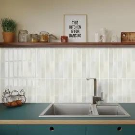Jry-mt1343 Alwayspon 7.9x10inch/20 25cm 10pcs White Marble Style 3d Vinyl Backsplash Tiles Self-a