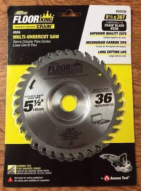 Amana 55036 Floor King / 556 Saw Blade Replacement For Crain 545 555 575 Flooring