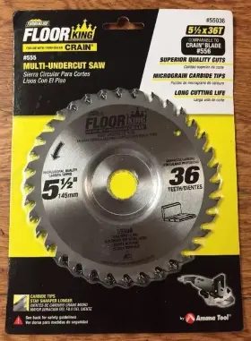 55036 Amana Floor King / 556 Saw Blade Replacement For Crain 545 555 575 Flooring