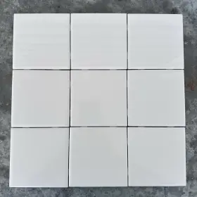 0025-44sp American Olean 4x4 White Tiles Ceramic Wall Tile Ice 0025 Gloss Lot Of 9