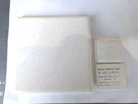 American Olean 0045441p 2 Pcs 4 1/4 Inch Ceramic Tile Salt And Pepper #45 Black Specks Original