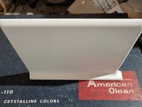 American Olean Scr3419tsp 1 Pc 4 1/4 Inch X 6 Tile Cove Base Corner Scl3419t 61 Designer White
