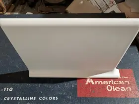 Scr3419tsp American Olean 1 Pc 4 1/4 Inch X 6 Tile Cove Base Corner Scl3419t 61 Designer White