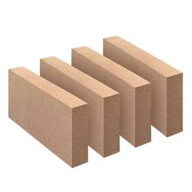 Angel Sar 744759745156 9 Inch X 4-1/2 1-1/4 Clay Food Grade Insulating Fire Bricks For Wood St