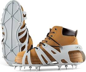 Anskyloe 445010399301 Epoxy Shoes - Non-slip Wrap Around Flooring Installation Footwear For Gara