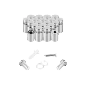 Aouves-dt-ggd20-001 Aouves Standoff Screws For Acrylic 1/2 X 3/4 Inch Stainless Steel Silver