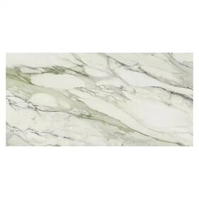 Apollo Tile 313089334349 Splendor 24 Inch X 48 Polished White With Sage Green Vein Porcelain Wall And