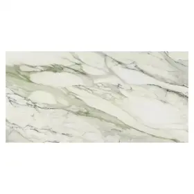 Apollo Tile 313089334349 Splendor 24 Inch X 48 Polished White With Sage Green Vein Porcelain Wall And