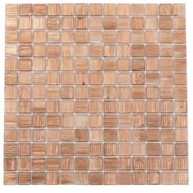 Apollo Tile 313114454455 Celestial 12 Inch X Glossy Copper Brown Glass Mosaic Wall And Floor