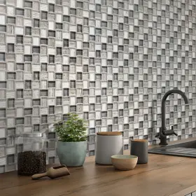 Apollo Tile 840175523320 5 Pack 11.8-in X Gray-beige Brick Grey