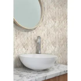 Apollo Tile 840175523436 5 Pack 11.8-in X 12-in Beige Leaf Polished And