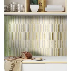 Apollo Tile 840175523535 5 Pack 11.8-in X Waterfall Gold Linear