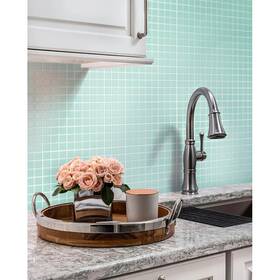 Apollo Tile 840175523917 12 Inch X Colorway Matte Blizzard Blue Glass