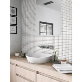 Apollo Tile 840175523948 10 Pack 11.8-in X White Mini Square 1x1
