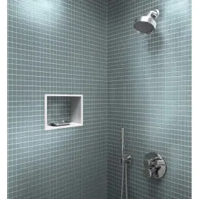 Apollo Tile 840175523986 12 Inch X Colorway Matte Stone Blue Glass Grey