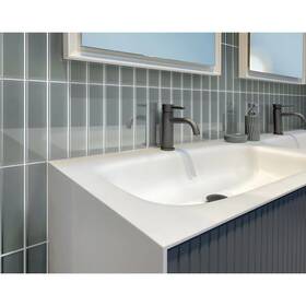 Apollo Tile 840175524341 3 Inch X 12 Colorway Glossy Stone Blue Glass Grey