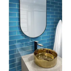 Apollo Tile 840175524372 20 Pack 3-in X 12-in Blue Rectangular Subway