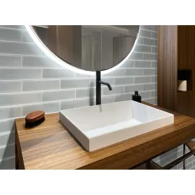 Apollo Tile 840175524457 20 Pack 3-in X 12-in Mink Gray Rectangular Subway Matte Finished