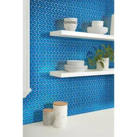 Apollo Tile 840175525010 5 Pack 12-in X Sea Blue Penny Round